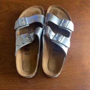 Silver Birkenstock